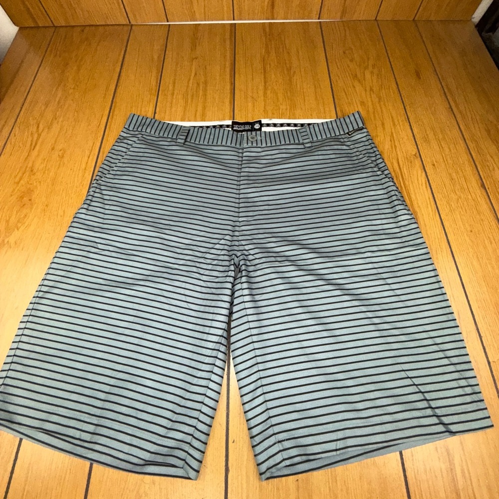 Tattoo Golf Performance‎ Men's Striped Golf Shorts Size 38